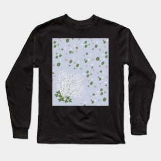 Blue baby's breath flowers Long Sleeve T-Shirt